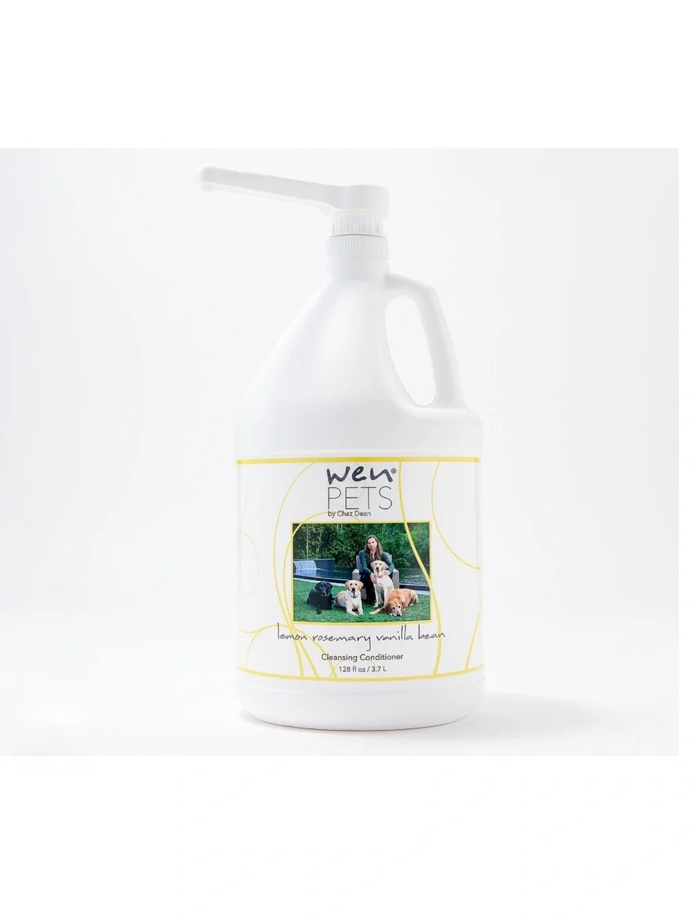 WEN by Chaz Dean Pets 1 Gallon Conditioning Cleanser - Lemon Rosemary NEW